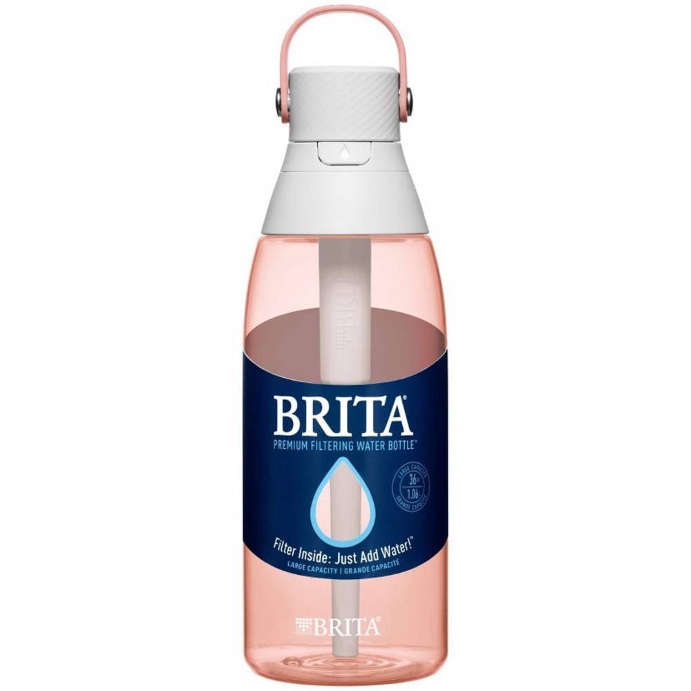 Brita Premium Filtering Bottle 36 oz. in Blush
